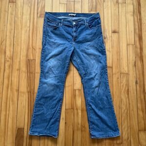 Levi Strauss Co 315 Shaping Bootcut Jeans Womens Size 18W Blue Denim